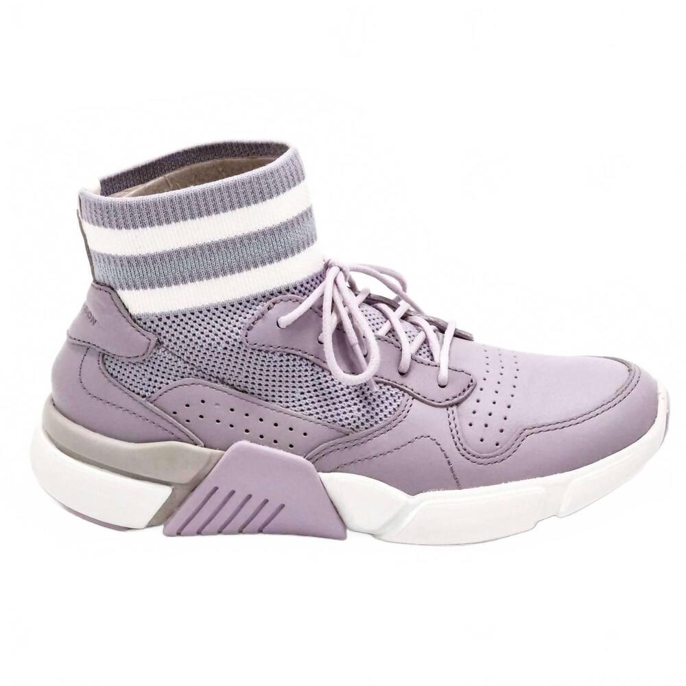 NEW MARK NASON women's block varsity shoes in lilac